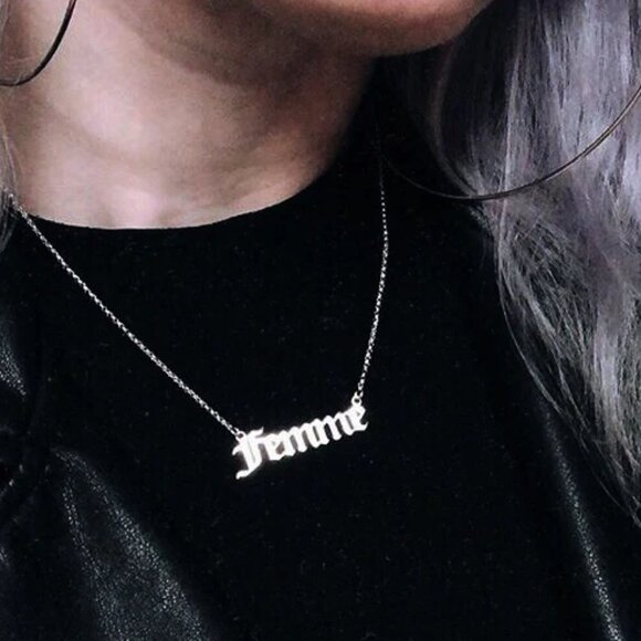 Nyxturna Femme Necklace Sterling Silver - Picture 2 of 2